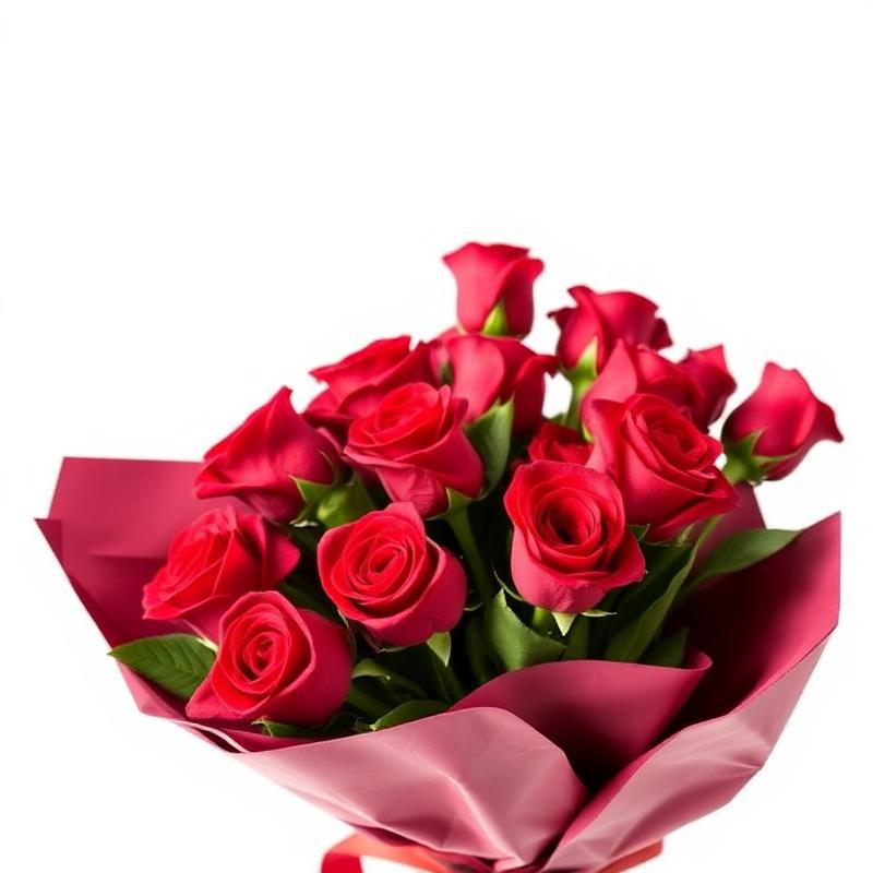 Buquê Tradicional de 12 Rosas Vermelhas